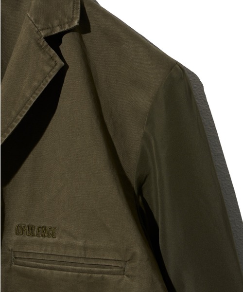 OPULENCE（オーピュレンス）の「リバーシブルジャケット（テーラードジャケット・メンズ・カーキ/ブラック・FREE）」の14枚目の写真