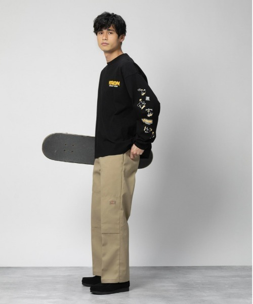VISION STREET WEAR（ヴィジョンストリートウェア）の「【VISION STREET 】別注袖ゴーストプリントロンT（Tシャツ/カットソー・メンズ・ブラック/ホワイト/グレー・M/L/XL）」の19枚目の写真