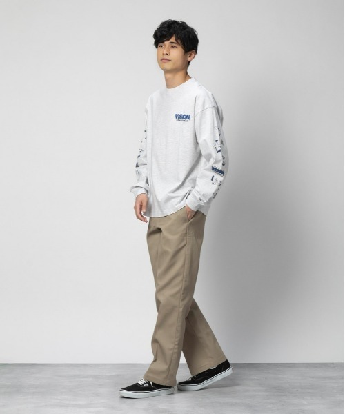 VISION STREET WEAR（ヴィジョンストリートウェア）の「【VISION STREET 】別注袖ゴーストプリントロンT（Tシャツ/カットソー・メンズ・ブラック/ホワイト/グレー・M/L/XL）」の14枚目の写真