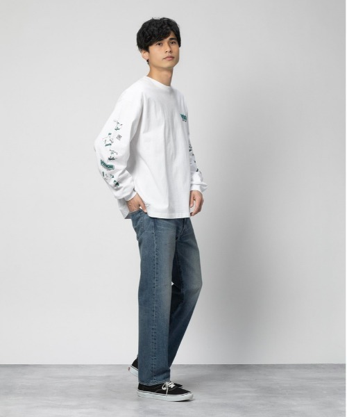 VISION STREET WEAR（ヴィジョンストリートウェア）の「【VISION STREET 】別注袖ゴーストプリントロンT（Tシャツ/カットソー・メンズ・ブラック/ホワイト/グレー・M/L/XL）」の10枚目の写真