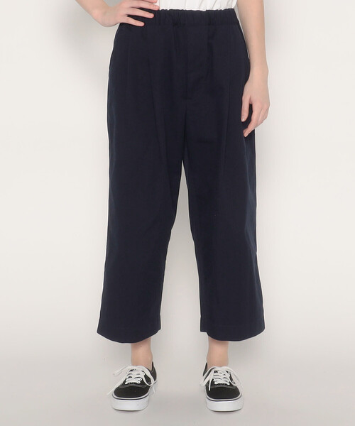 DANTON(ダントン)の「WOMEN'S T/C TWILL EASY CROPPED PANTS(チノパンツ・レディース・チャコール/グリーン/ネイビー/ベージュ・38/36)」の4枚目の写真