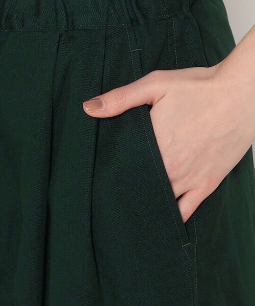 DANTON(ダントン)の「WOMEN'S T/C TWILL EASY CROPPED PANTS(チノパンツ・レディース・チャコール/グリーン/ネイビー/ベージュ・38/36)」の14枚目の写真