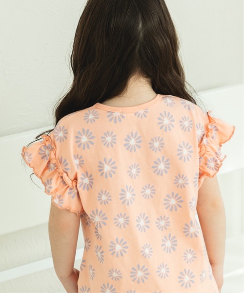 選べるデザイン ガールズフリルトップス（Tシャツ/カットソー