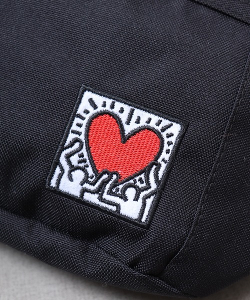 Keith Haring(キース・ヘリング)の「JUNESELECT Keith Haring キースヘリング ウエストバッグ(ボディバッグ/ウエストポーチ・メンズ・ブラック・FREE)」の7枚目の写真
