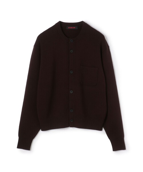 CABaN コットンカシミア　カーディガン CABaN コットンカシミヤ ポケットクルーネックカーディガン
