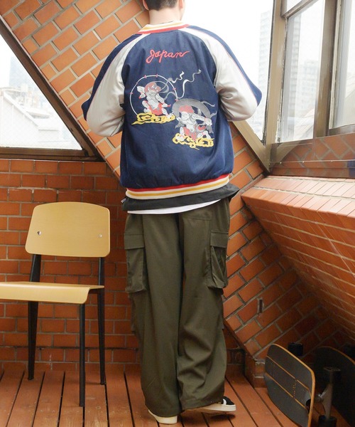 HOUSTON（ヒューストン）の「HOUSTON インディゴナイロンスカジャン