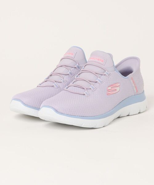 SKECHERS スケッチャーズ SLIP-INS スリップインズ SUMMITS-DIAMOND DREAM 【軽量/ワイド/4E】 レディーススニーカー(サミッツ) 150123W