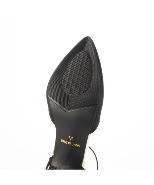 Miminy Piminy（ミミニー ピミニー）の「MiminyPiminy(ミミニーピミニー)9cmヒールセパレートポインテッドトゥパンプス（パンプス・レディース・ブラック/ブラック系その他/シルバー/シルバー系その他・S/M/L/LL）」の11枚目の写真