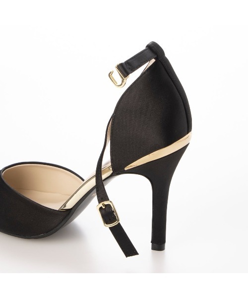 Miminy Piminy（ミミニー ピミニー）の「MiminyPiminy(ミミニーピミニー)9cmヒールセパレートポインテッドトゥパンプス（パンプス・レディース・ブラック/ブラック系その他/シルバー/シルバー系その他・S/M/L/LL）」の8枚目の写真