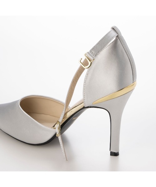 Miminy Piminy（ミミニー ピミニー）の「MiminyPiminy(ミミニーピミニー)9cmヒールセパレートポインテッドトゥパンプス（パンプス・レディース・ブラック/ブラック系その他/シルバー/シルバー系その他・S/M/L/LL）」の9枚目の写真