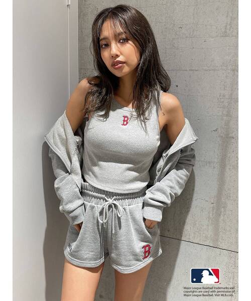 MLB（メジャーリーグベースボール）の「GYDA【MLB】カップ付きアメスリトップス（タンクトップ・レディース・グレー/オフホワイト/ブラック・FREE）」の10枚目の写真