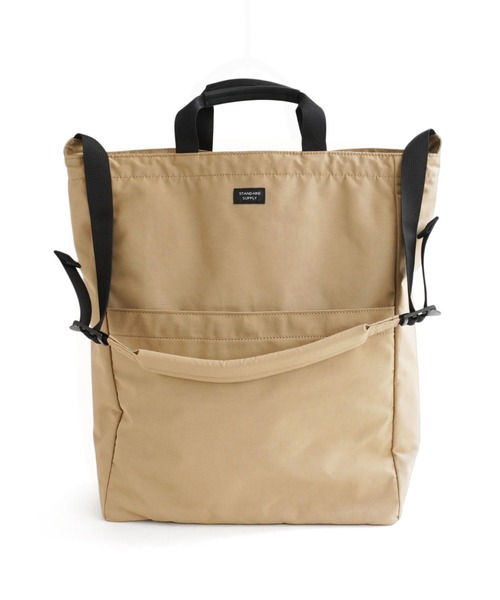 STANDARD SUPPLY(スタンダードサプライ)の「スタンダードサプライ / SIMPLICITY シンプリシティ / 2WAY ZIP TOTE 2ウェイジップトート(トートバッグ・レディース・ダークネイビー/サンドベージュ/モカ/グレー/チャコールグレー/ブラック/ダークパープル・FREE)」の11枚目の写真