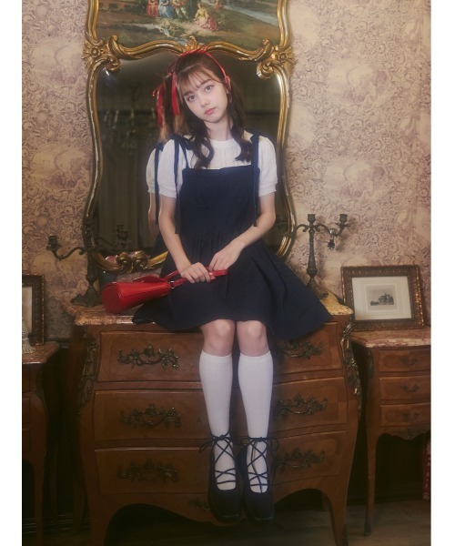 PHILLY（フィリー）の「【PHILLY】デニムビスチェミニワンピース（ワンピース・レディース・ブルー系/ホワイト・FREE）」の10枚目の写真