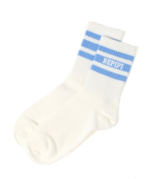 repipi armario(レピピ アルマリオ)の「カラーラインソックス(ソックス/靴下・キッズ・ホワイト/ブラック/ライム/ブルー/ブルー系2/パープル/ピンク/コーラル・FREE)」の6枚目の写真