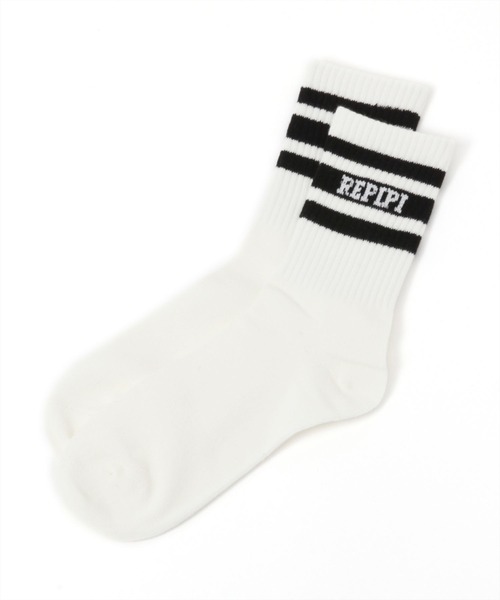 repipi armario(レピピ アルマリオ)の「カラーラインソックス(ソックス/靴下・キッズ・ホワイト/ブラック/ライム/ブルー/ブルー系2/パープル/ピンク/コーラル・FREE)」の3枚目の写真