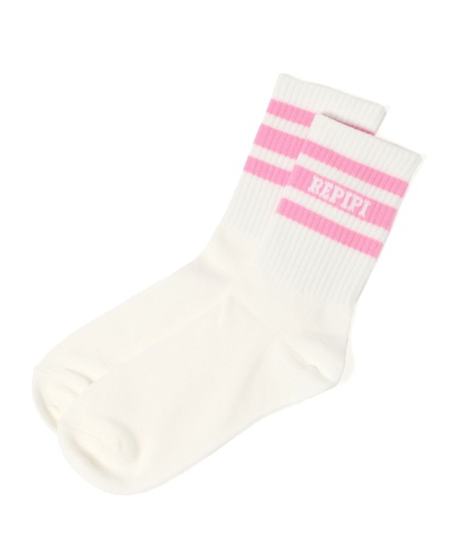 repipi armario(レピピ アルマリオ)の「カラーラインソックス(ソックス/靴下・キッズ・ホワイト/ブラック/ライム/ブルー/ブルー系2/パープル/ピンク/コーラル・FREE)」の8枚目の写真