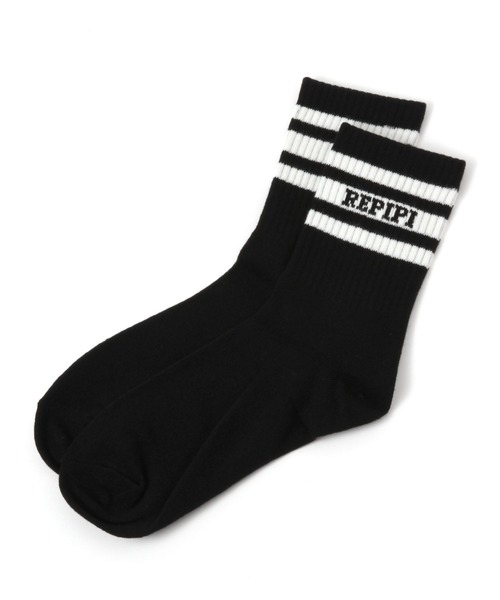 repipi armario(レピピ アルマリオ)の「カラーラインソックス(ソックス/靴下・キッズ・ホワイト/ブラック/ライム/ブルー/ブルー系2/パープル/ピンク/コーラル・FREE)」の4枚目の写真