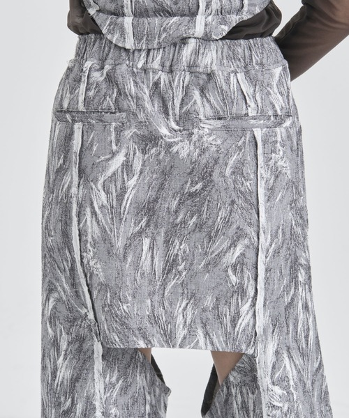 JOHN LAWRENCE SULLIVAN（ジョンローレンスサリバン）の「【JOHN LAWRENCE SULLIVAN/ジョンローレンスサリバン】STRETCH JACQUARD DOCKING PANTS/ストレッチジャガードドッキングパンツ/スカートパンツ（その他パンツ・レディース・グレー・XS/S）」の10枚目の写真