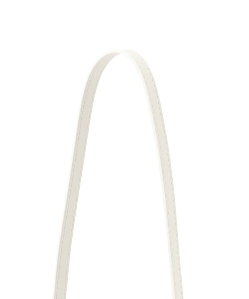 EDIT COLOGNE（エディットコロン）の「ツィードパイピングバッグ（ショルダーバッグ・レディース・ホワイト/ブラック・ﾌﾘ-）」の10枚目の写真