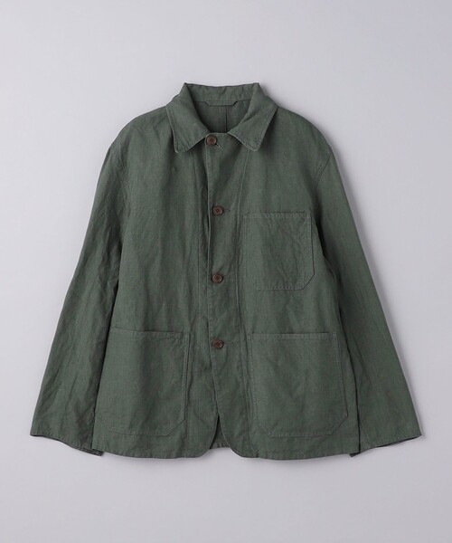 美品！Camoshita カモシタ リネンジャケット カバーオール L 美品！Camoshita カモシタ リネンジャケット カバーオール L