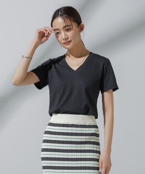 Anti Soaked(R) 汗染み防止 VネックTシャツ Anti Soaked (R) 汗染み 防止 Vネック Tシャツ