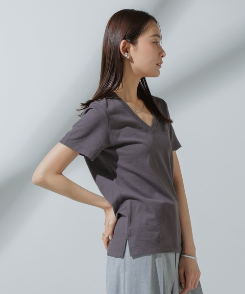 Anti Soaked(R) 汗染み防止 VネックTシャツ（Tシャツ/カットソー