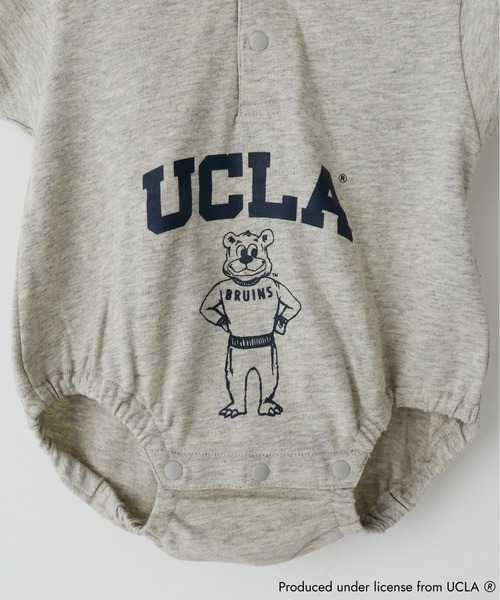 UCLA（ユーシーエルエー）の「【KIDS】【UCLA】TYPY別注プリントロンパース（ロンパース・キッズ・アイボリー/チャコールグレー・ONE SIZE）」の9枚目の写真