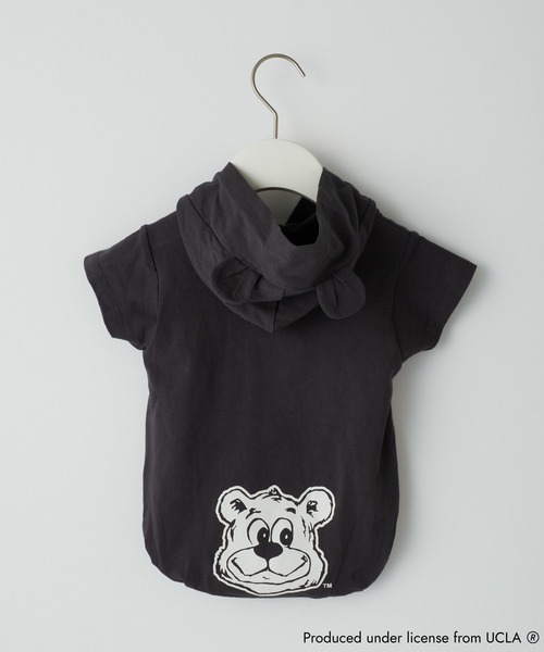 UCLA（ユーシーエルエー）の「【KIDS】【UCLA】TYPY別注プリントロンパース（ロンパース・キッズ・アイボリー/チャコールグレー・ONE SIZE）」の13枚目の写真