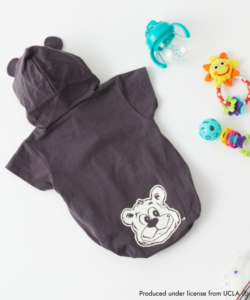 UCLA（ユーシーエルエー）の「【KIDS】【UCLA】TYPY別注プリントロンパース（ロンパース・キッズ・アイボリー/チャコールグレー・ONE SIZE）」の17枚目の写真