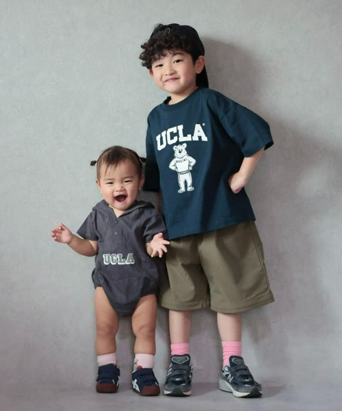 UCLA（ユーシーエルエー）の「【KIDS】【UCLA】TYPY別注プリントロンパース（ロンパース・キッズ・アイボリー/チャコールグレー・ONE SIZE）」の21枚目の写真