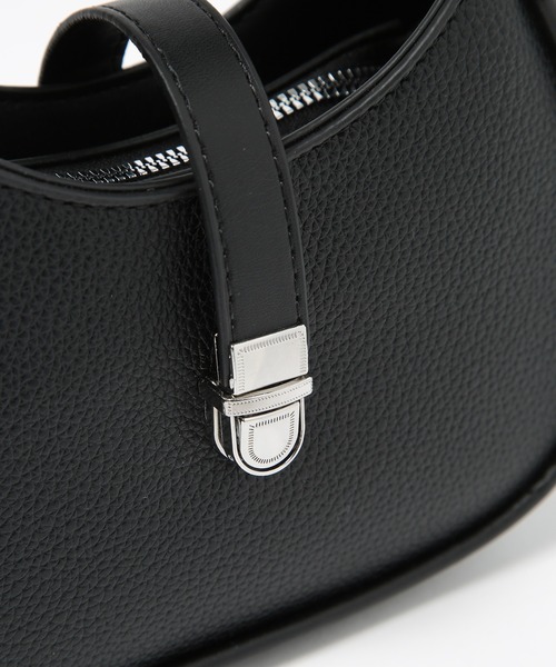 SETUP7（セットアップセブン）の「【SETUP7】チェーンストラップ テサリーミニバッグ SCCH517（ショルダーバッグ・レディース・ホワイト/ダークブラウン/ブラック・FREE）」の7枚目の写真