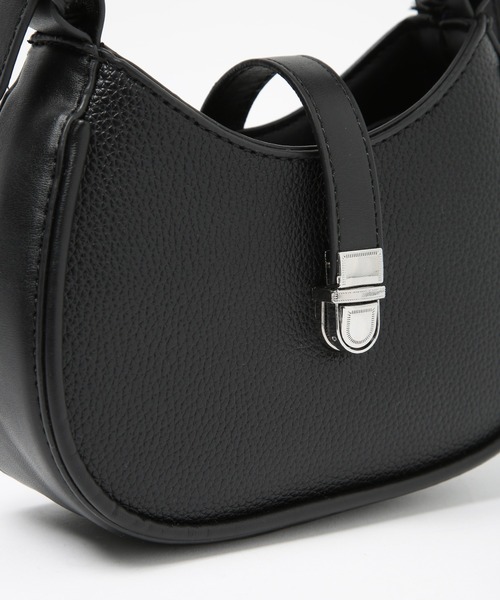 SETUP7（セットアップセブン）の「【SETUP7】チェーンストラップ テサリーミニバッグ SCCH517（ショルダーバッグ・レディース・ホワイト/ダークブラウン/ブラック・FREE）」の6枚目の写真