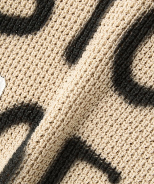 ROYAL FLASH（ロイヤルフラッシュ）の「Guernika/ゲルニカ/CREW NECK KNIT SWEATER（ニット/セーター・メンズ・ベージュ/ブラック/ブルー・F）」の6枚目の写真