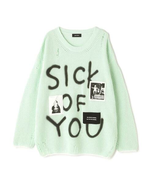 ROYAL FLASH（ロイヤルフラッシュ）の「Guernika/ゲルニカ/CREW NECK KNIT SWEATER（ニット/セーター・メンズ・ベージュ/ブラック/ブルー・F）」の12枚目の写真