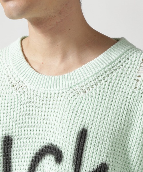 ROYAL FLASH（ロイヤルフラッシュ）の「Guernika/ゲルニカ/CREW NECK KNIT SWEATER（ニット/セーター・メンズ・ベージュ/ブラック/ブルー・F）」の15枚目の写真