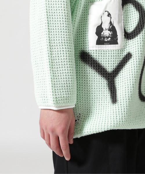 ROYAL FLASH（ロイヤルフラッシュ）の「Guernika/ゲルニカ/CREW NECK KNIT SWEATER（ニット/セーター・メンズ・ベージュ/ブラック/ブルー・F）」の18枚目の写真