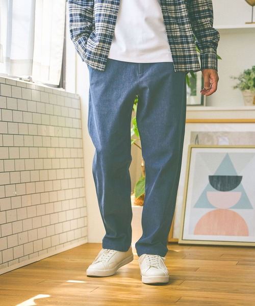 GLOBAL WORK（グローバルワーク）の「スゴラクストレッチイージーパンツ/986672（その他パンツ・メンズ・ネイビー/チャコールグレー/ブラック/ブルー系9/ベージュ/ブルー/その他・MEDIUM/SMALL/LARGE/X-LARGE）」の5枚目の写真