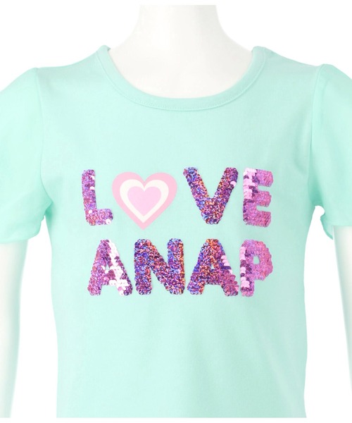 ANAP kids（アナップキッズ）の「シフォン袖スパンコールトップス（Tシャツ/カットソー・キッズ・ホワイト/サックスブルー/イエロー系その他・100cm/110cm/120cm/130cm）」の12枚目の写真