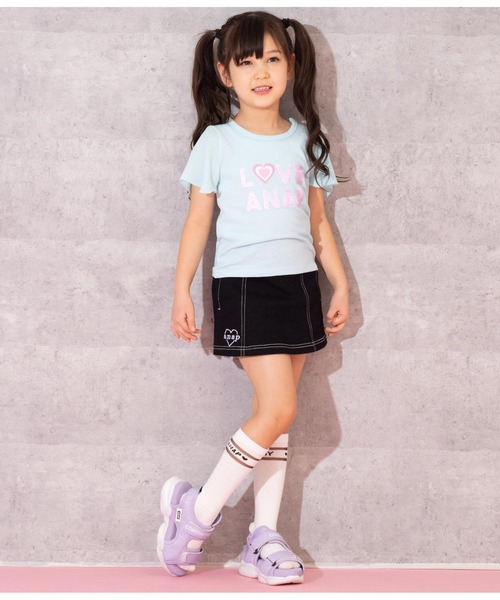 ANAP kids（アナップキッズ）の「シフォン袖スパンコールトップス（Tシャツ/カットソー・キッズ・ホワイト/サックスブルー/イエロー系その他・100cm/110cm/120cm/130cm）」の7枚目の写真