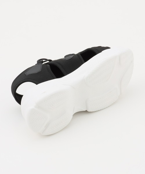 Honeys（ハニーズ）の「コード付きスポーツサンダル（サンダル・レディース・ホワイト/ブラック×ホワイト・S/M/L/LL）」の18枚目の写真