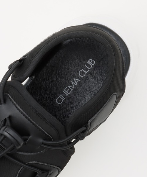 Honeys（ハニーズ）の「コード付きスポーツサンダル（サンダル・レディース・ホワイト/ブラック×ホワイト・S/M/L/LL）」の22枚目の写真