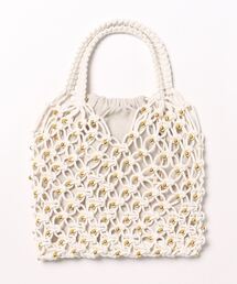 EDIT COLOGNE | メタルビーズメッシュバッグ(ハンドバッグ)