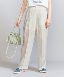 BEAUTY&YOUTH UNITED ARROWS | シアー タックパンツ(スラックス)