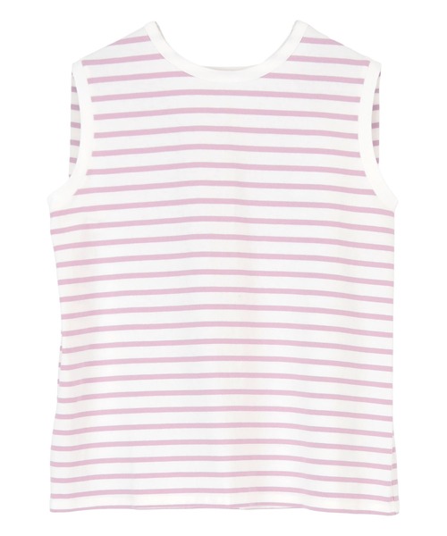 titivate(ティティベイト)の「バックデザインノースリーブTシャツ(Tシャツ/カットソー・レディース・ピンク系その他/ブラック/ブラック系その他/オフホワイト/ブルー系その他・M)」の5枚目の写真