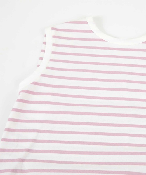 titivate(ティティベイト)の「バックデザインノースリーブTシャツ(Tシャツ/カットソー・レディース・ピンク系その他/ブラック/ブラック系その他/オフホワイト/ブルー系その他・M)」の9枚目の写真