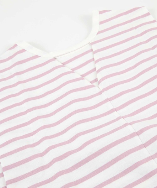 titivate(ティティベイト)の「バックデザインノースリーブTシャツ(Tシャツ/カットソー・レディース・ピンク系その他/ブラック/ブラック系その他/オフホワイト/ブルー系その他・M)」の10枚目の写真