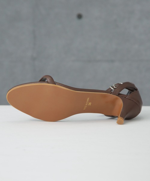 NANO universe（ナノユニバース）の「ワンストラップサンダル（サンダル・レディース・ブラック/ブラウン/ゴールド・36/37/38）」の9枚目の写真