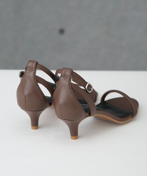 NANO universe（ナノユニバース）の「ワンストラップサンダル（サンダル・レディース・ブラック/ブラウン/ゴールド・36/37/38）」の7枚目の写真