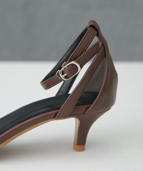 NANO universe（ナノユニバース）の「ワンストラップサンダル（サンダル・レディース・ブラック/ブラウン/ゴールド・36/37/38）」の6枚目の写真