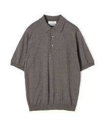 シルクコットン ニットポロシャツ SESIA